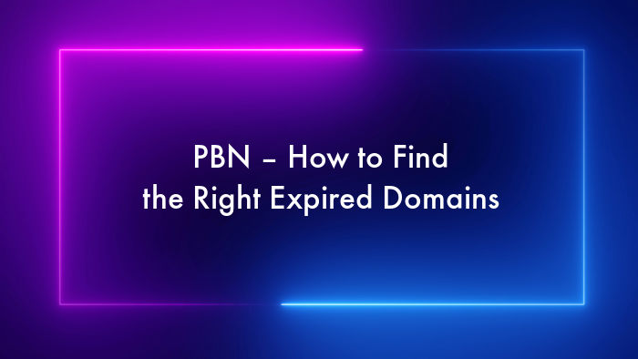 How to Find the Right Expired Domains?